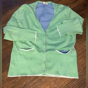 Vintage brooks brothers cottagecore new preppy cardigan butter mom